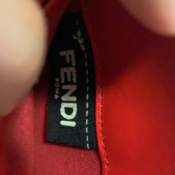 FENDI By The Way Continental Wallet in red - Picture 6 of 7